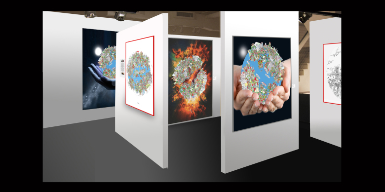 Kunstausstellung Welten