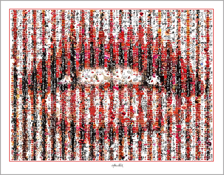 schöne Zähne, Zahnkunst, Zahnpraxis, Wartezimmerkunst, Erotische Lippen, Lippenerotik,