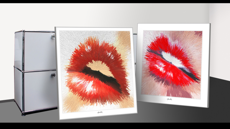 Dekor, Gestaltung, Möbel, Zahnarztpraxis, Wandbild