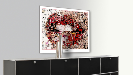 rote Lippen, Kunst, Galerie, moderne-Pop Art, zeitgenössische Kunst