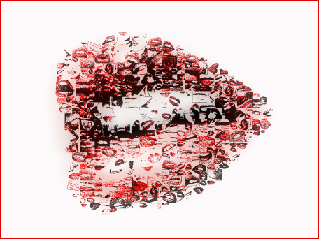 moderne-Pop Art, Lippenkunst, Zahnkunst, Zahnpraxis, Wartezimmerkunst, Erotische Lippen, Lippenerotik