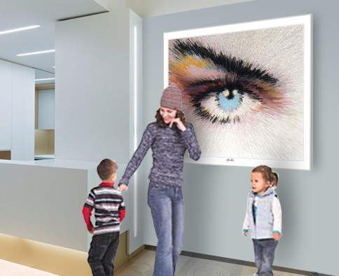Bilder für Augenarztpraxen, Kunst mit Augen, Augenarztpraxis, Kunst für Augenärzte, Bilder Rezeption