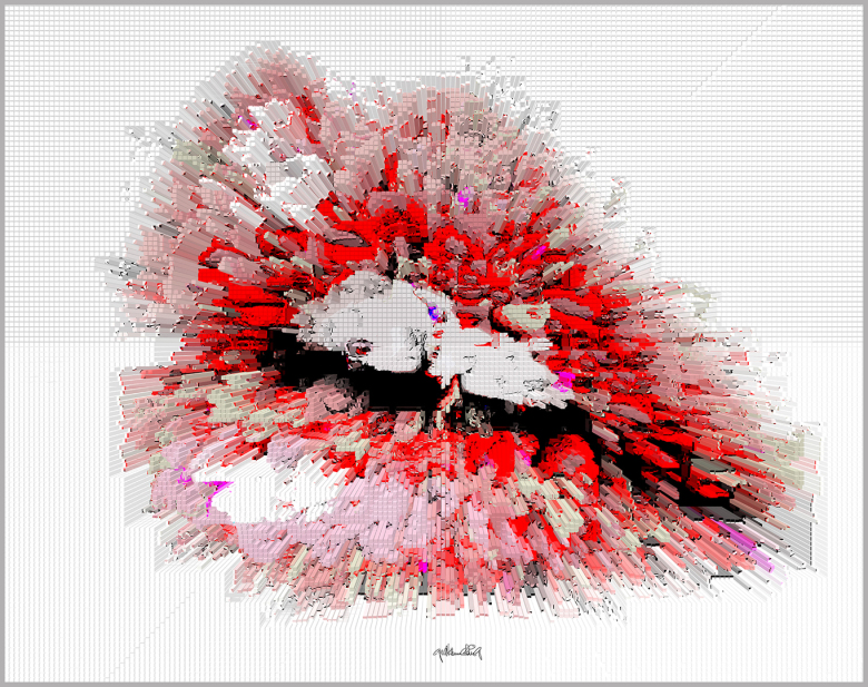 schöne Zähne, erotische Lippen, rote Lippen,