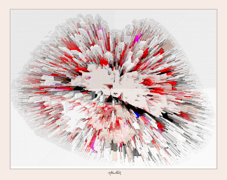 schöne Zähne, erotische Lippen, rote Lippen, Lippen, Kunst, Galerie, zeitgemäße-Kunst,