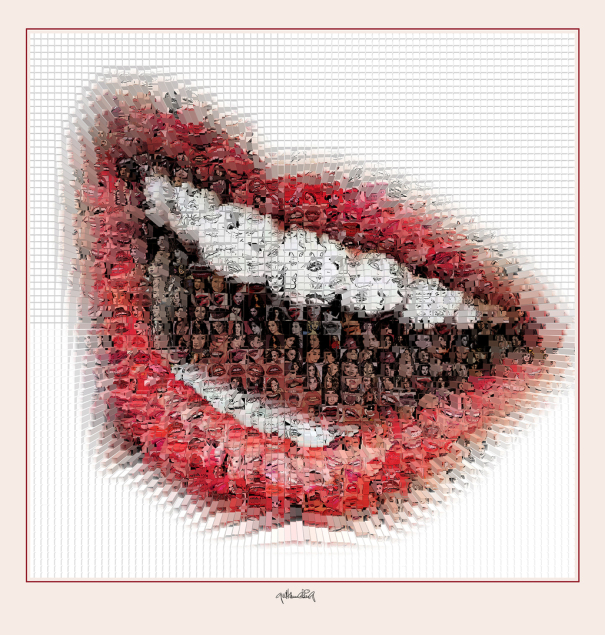 Kunst und Zähne, Lippen und Kunst, Lippen-Kunst, Bilder für Zahnarztpraxen, Bilder fürs Wartezimmer, Vernissage, Kunstausstellung,