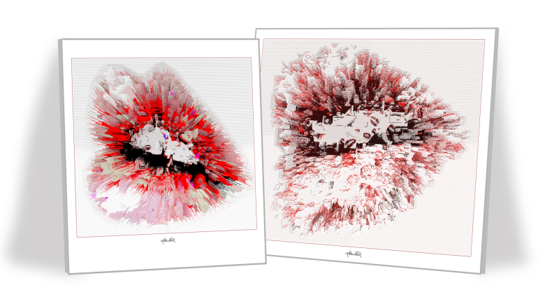 Galerie, Kunstgalerie, Vernissage, Kunst mit Lippen, Kunstausstellung, Ausstellung, Lippenbilder