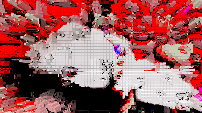 rote Lippen, Lippen, perfekte Zähne, schöne Lippen, Kunst,