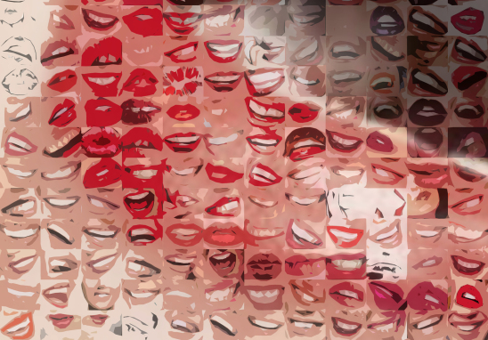 schöne Zähne, perfekte Zähne, erotische Lippen, rote Lippen, Lippen, perfekte Zähne, schöne Lippen, Kunst, Galerie, zeitgemäße-Kunst,