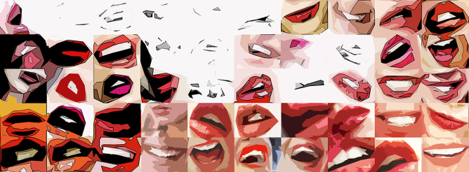 rote Lippen, schöne Zähne, Bilder für IHRE Praxis