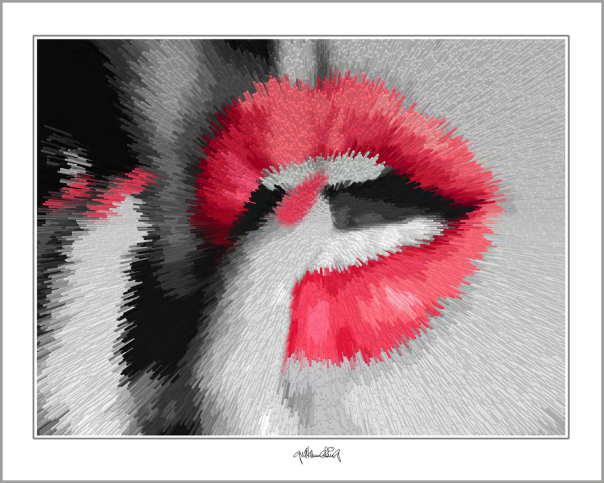 Wandbilder, Zahnärzte, Zahnpraxen, perfekte Zähne, rote Lippen, Inneneinrichtung, Design