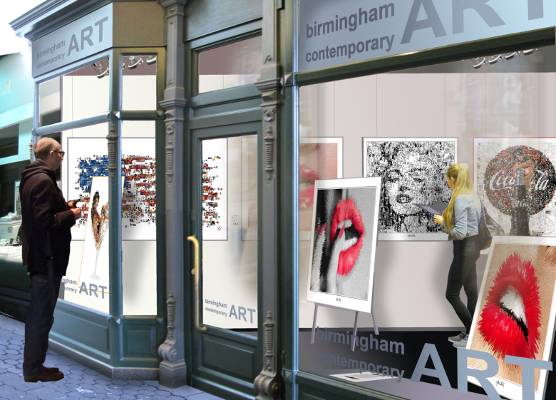 zeitgemäße-Kunst, moderne-Pop Art, internationale Kunstausstellung, Kunst, Lippen, Gallery