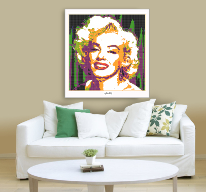 Marilyn Monroe , Fotografie, Wandbild, Kunstausstellung, Vernissage, Bild Kunstausstellung, Artfair Marilyn, Andi Warhole,