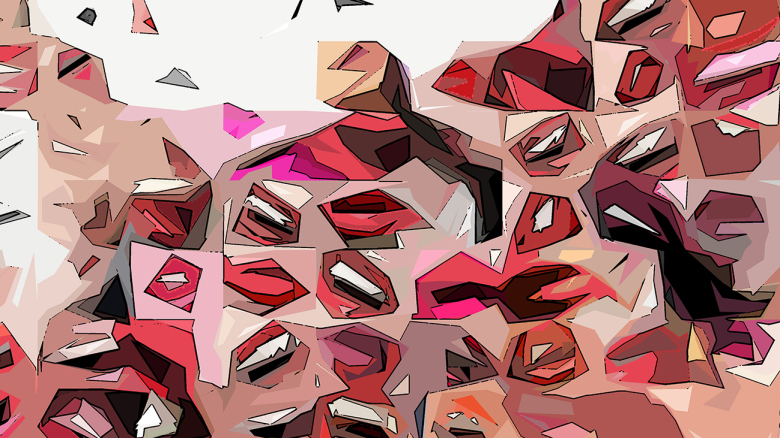 moderne-Pop Art, Zahnkunst, Zahnpraxis