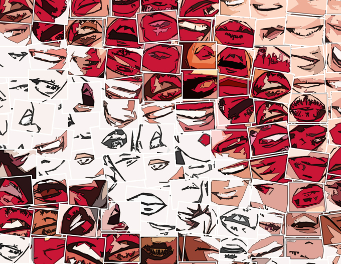 Kunst und Zähne, Lippen und Kunst, Bilder fürs Wartezimmer,