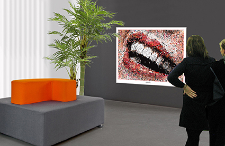 modern, Pop Art, Kunst, Zahnarztpraxis, zeitgemäß, Zahnkunst, Zahnpraxis, Dental, Zähne, Lippen