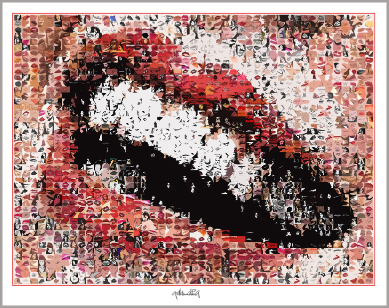 Dental Art, Wandbilder, Zahnpraxen, Kunst, Zähne, Lippen, Rezeption, Wartezimmer, Behandlung