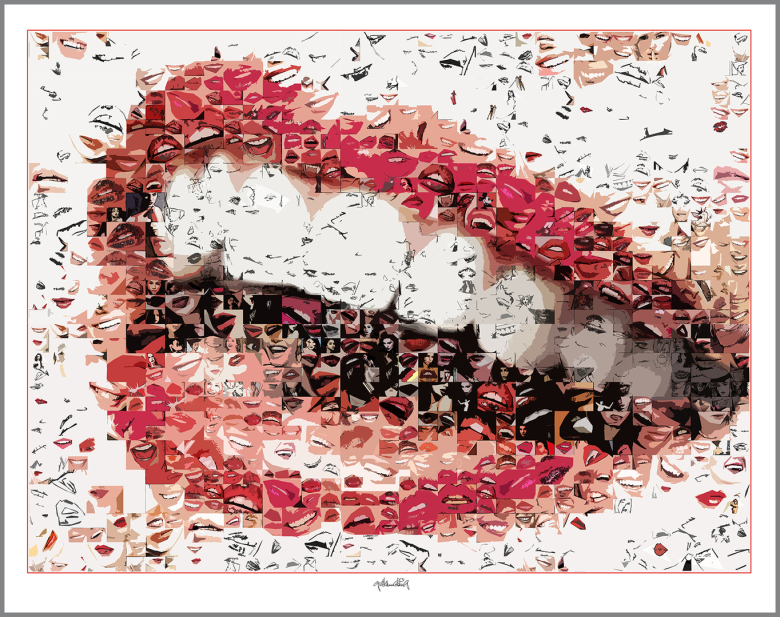 Kunst, Dental, Zähne, Lippen, Bilder, Gestaltung, Einrichtung, Behandlung, Wartezimmer, Rezeption