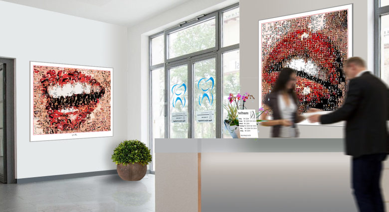 Zahnarzt, Wartezimmer, Kunst, Zahnarztpraxen, Dentallabor, Empfang, Gestaltung, Inneneinrichtung