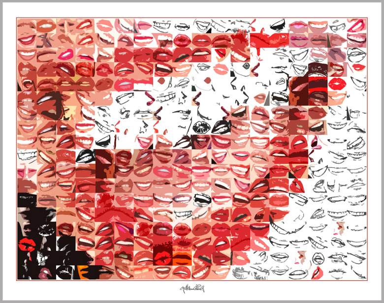 Gestaltung, Wandbild, Art, Kunst, Wartezimmer, Rezeption, Zahnarztpraxen