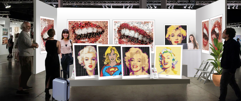 Art Fair, international, Vernissage, Kunst mit Lippen, Galerie, Kunstgalerie,