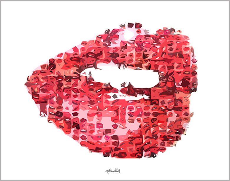 rote Lippen - tolle Zähne - Dentale Kunst