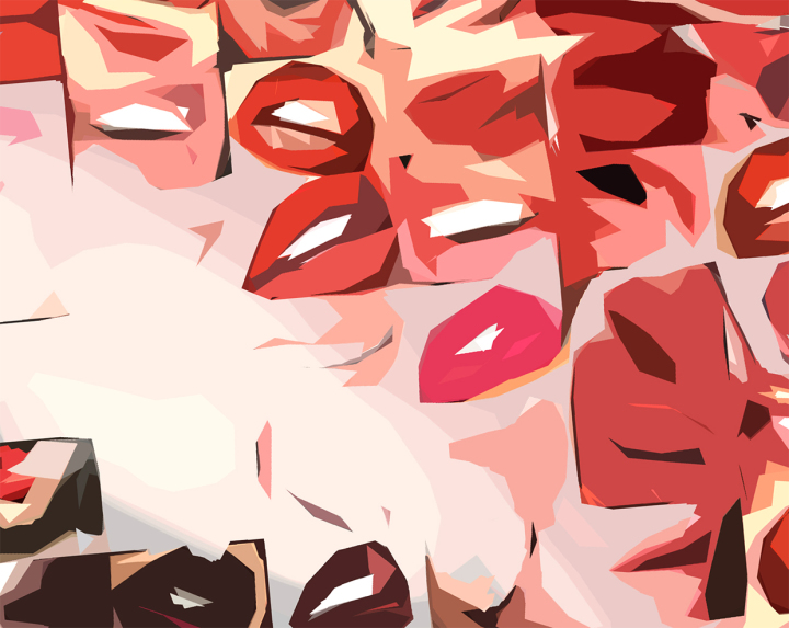 rote Lippen - tolle Zähne – Dentale Kunst