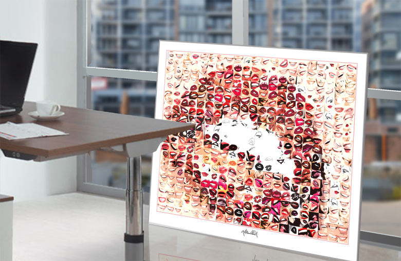 Wandbild für Praxis und Büro